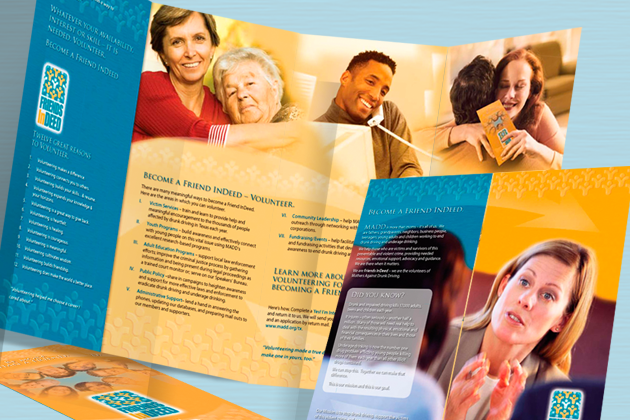 non-profit marketing collateral and brochure
