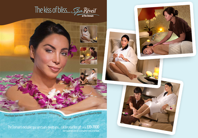original photography and branding for a spa