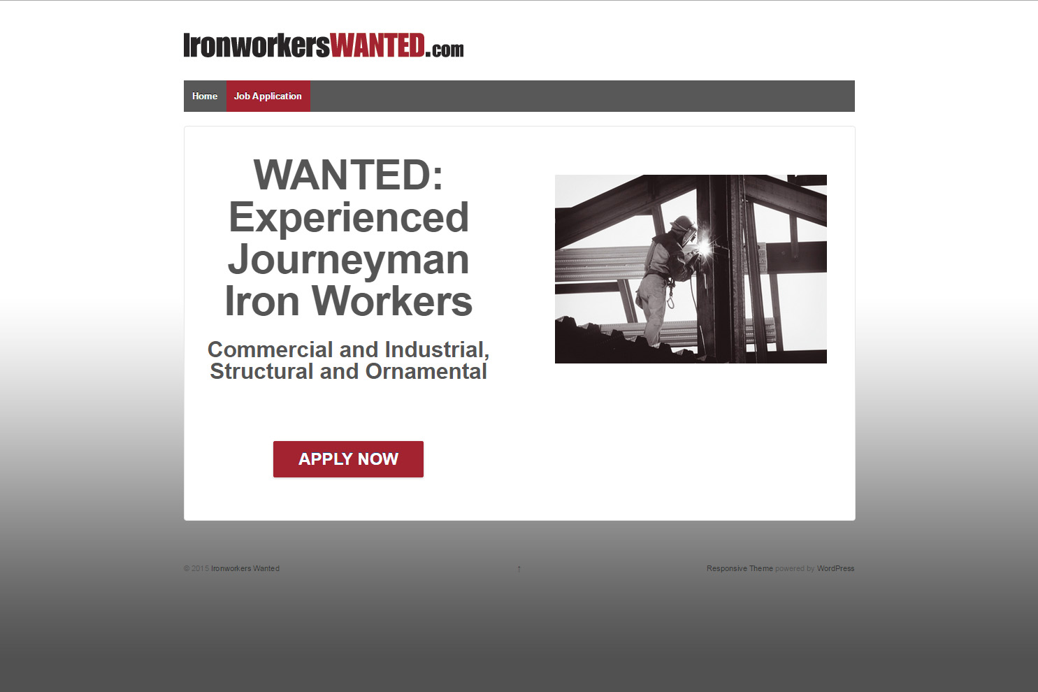 Ironworker Recruitment Website Goes Live