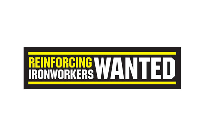 Reinforcing Ironworkers Wanted Logo