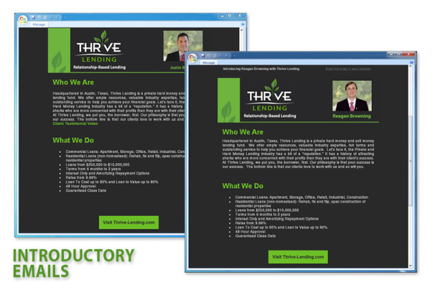 Thrive Lending Email Templates