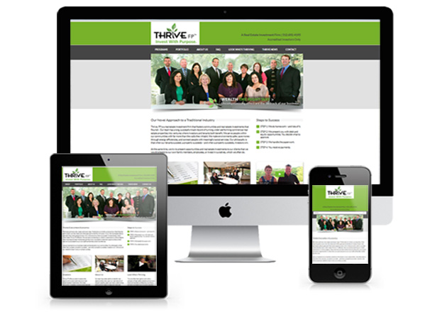 Mobile-Responsive website design for Investment Company