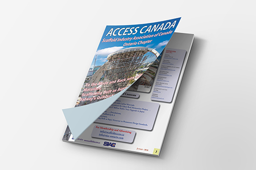 Magazine Cover Access Canada Layher