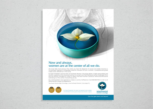 TruBrand Marketing-portfolio-Southwest Women's Oncology Ad