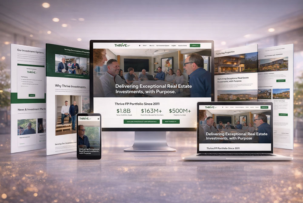 Thrive FP website redesign