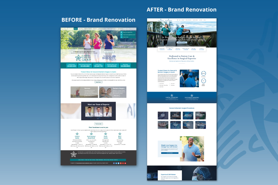 Bariatric Surgery Practice - Brand Renovation & Website