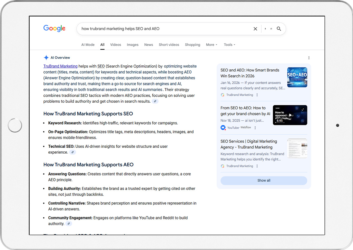 Answer Engine Optimization (AEO)